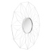 REA Zrcadlo Dvanáctiúhelník bílé 58 cm HOM-09876