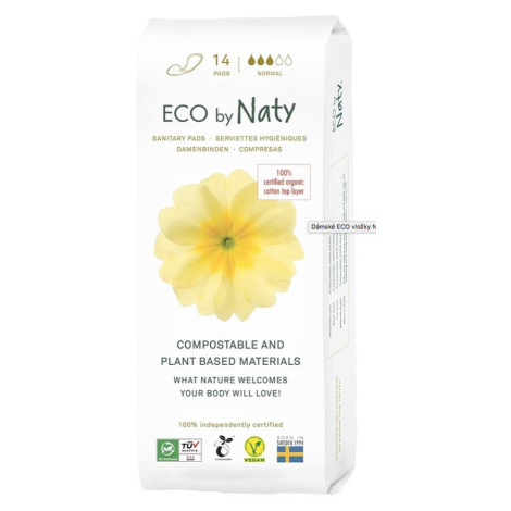 Eco Naty Dámské ECO vložky Naty (14 ks) - normal Eco by Naty