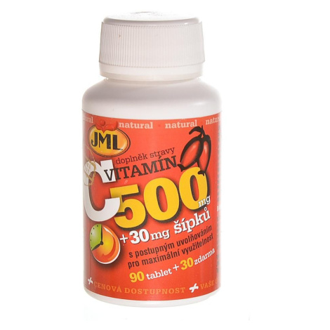 JML Vitamin C 500 mg postupně uvolňující s šípky 120 tablet
