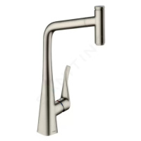 Hansgrohe 73803800 - Dřezová baterie M7115-H320 s výsuvnou sprškou, sBOX, vzhled nerezu