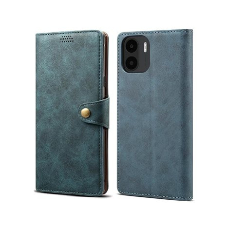 Lenuo Leather flipové pouzdro pro Xiaomi Redmi A1, modrá