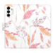 iSaprio flip pouzdro Ornamental Flowers pro Samsung Galaxy A04s