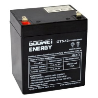 GOOWEI ENERGY Bezúdržbový olověný akumulátor OT5-12, 12V, 5Ah