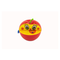 RAPPA - Pokladnička červené jablko s červíkem na klíček