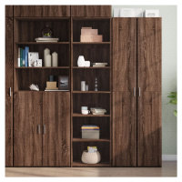 vidaXL Skříň highboard hnědý dub 50 x 41 x 185 cm kompozitní dřevo