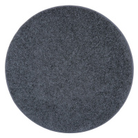 Vopi koberce Kusový koberec Color Shaggy šedý kruh - 120x120 (průměr) kruh cm