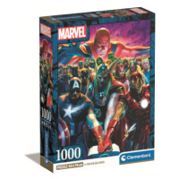 Clementoni - Puzzle 1000 Marvel Avengers - Compact