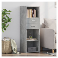 vidaXL Skříň highboard betonově šedá 40x42,5x124 cm kompozitní dřevo