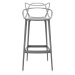 Barová židle A.I. STOOL RECYCLED, v. 75 cm, více barev - Kartell Barva: černá