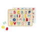 Petitcollage dřevěné puzzle abeceda