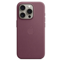 Apple kryt z tkaniny FineWoven s MagSafe na iPhone 15 Pro morušově rudý