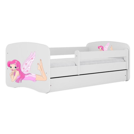 Dětská postel Babydreams+SZ bílá 80x160 Víla 2 BAUMAX