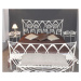 Kovová postel Ronda Rozměr: 160x200 cm, barva kovu: 10 kovářská šedá