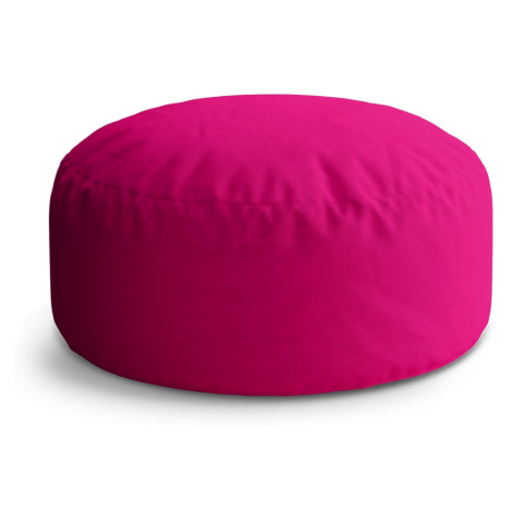 Taburet Circle Sytě růžová: 38x48 cm