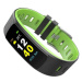 Fitness náramek Umax U-Band 116HR (UB513) / 0,96" (2,4 cm) / Bluetooth 4.0 / černá/červená/zelen