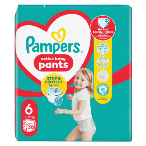 Pampers kalhotkové plenky Maxi pack vel.6 36ks
