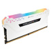 Corsair Vengeance RGB PRO 16GB (2x8GB) DDR4 3200 CL16, bílá CMW16GX4M2C3200C16W Bílá