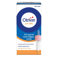 Otrivin pro děti 0,5mg/ml nosní kapky při léčbě ucpaného nosu 10ml