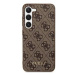 Guess hard silikonové pouzdro Samsung Galaxy S24 PLUS brown 4G Metal Gold Logo