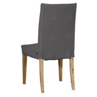 Dekoria Potah na židli IKEA  Henriksdal, krátký, grafitová, židle Henriksdal, Etna, 705-35