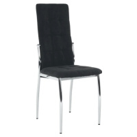 Tempo Kondela Židle ADORA NEW - černá látka / kov + kupón KONDELA10 na okamžitou slevu 3% (kupón