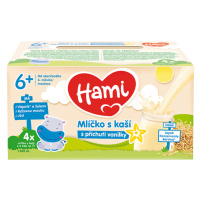 Hami Mlíčko s kaší s příchutí vanilky od ukončeného 6. měsíce 4 x 250ml (1000ml)