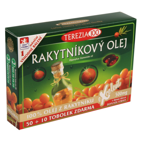 TEREZIA Rakytníkový olej 100% 60 tobolek TEREZIA COMPANY