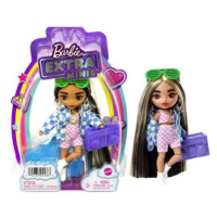 Barbie Extra Mini varianta 4 melír, kostkovaný kabátek