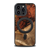 Pouzdro Bewood Unique pro iPhone 15 Pro Max 4 Živly Oheň s MagSafe