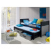 ArtBed Dětská postel s přistýlkou DANILO Provedení: Moření - Barva