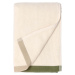 Zeleno-béžový bavlněný ručník 50x100 cm Contrast – Södahl