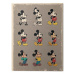 Obraz na plátně Mickey Mouse Evolution - Retro, 2 - 30×40 cm