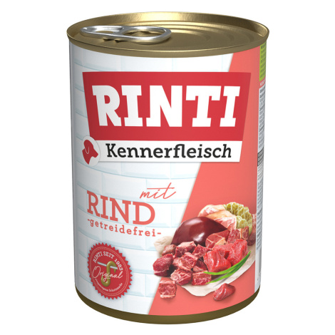 RINTI Kennerfleisch 6 x 400 g - Hovězí (originál)