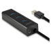 AXAGON HUES2B 4x USB3.0 CHARGING hub micro USB nap. konektor