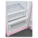 Smeg lednice + mrazicí box 50´s Retro Style, FAB28, růžová, FAB28RPK3
