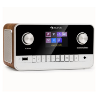 Auna Connect 100 MKII, internetové rádio, přehrávač médií, Bluetooth, DAB/DAB+, ovládání aplikac