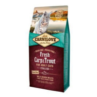 Carnilove Cat Fresh Carp & Trout Sterilised Adult 6kg + Churu ZDARMA