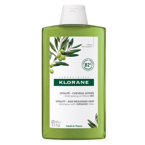 Klorane Šampon s BIO olivovníkem – hustota zralých ztenčených vlasů 400 ml