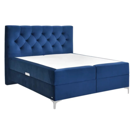 Manželská postel TITTO - modrá 160 × 200 cm MATIS
