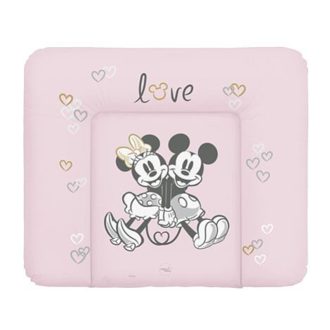 CEBA Podložka přebalovací měkká na komodu (85x72) Disney Minnie & Mickey Pink CebaBaby