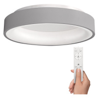 SOLIGHT WO768-G LED stropní světlo kulaté Treviso, 48W, 2880lm, stmívatelné, dálkové ovládání, š