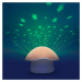 PABOBO Projektor noční oblohy s bílým šumem a senzorem pláče Star Mushroom Pink