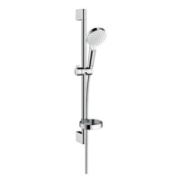 Sprchový set Hansgrohe Crometta na stěnu bez baterie bílá/chrom 26553400