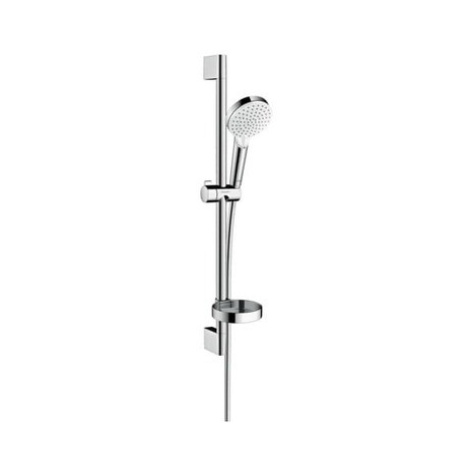 Sprchový set Hansgrohe Crometta na stěnu bez baterie bílá/chrom 26553400