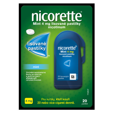 Nicorette Mint 4 mg 20 pastilek