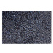 Kožený koberec 140 x 200 cm hnědo-modrý IKISU, 200525