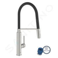 Grohe 31489DC0 - Dřezová baterie s flexibilním ramenem, supersteel