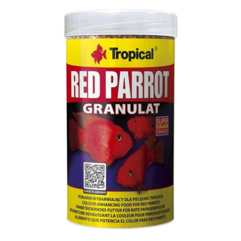 Tropical Red Parrot Granulat 1000ml/400g vybarvujúcí krmivo pro cichlidy papouščí