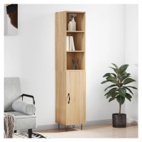 vidaXL Skříň highboard dub sonoma 34,5 x 34 x 180 cm kompozitní dřevo