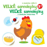 Velké samolepky: Kuře / Veľké samolepky: Kura (s domácími zvířaty / s domácimi zvieratami) - kni